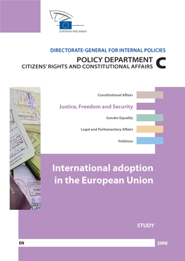 International Adoption in the European Union Study