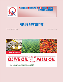 MINDS Newsletter