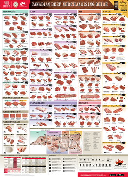 Hip/Round Rib Loin Chuck Flank/Plate Brisket Variety