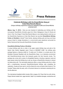 Press Release