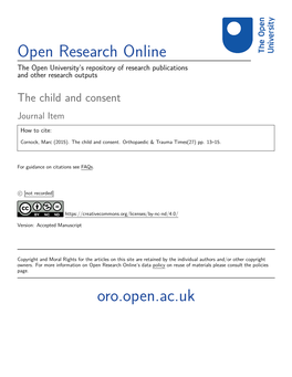 Open Research Online Oro.Open.Ac.Uk