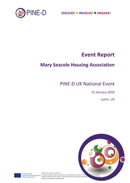 Event Report Mary Seacole Housing Association