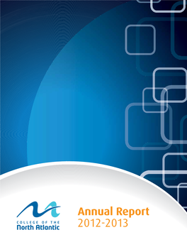 Annual Report 2012-2013 Table of Contents