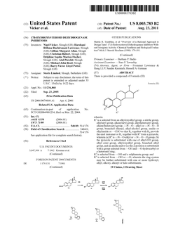 (12) United States Patent (10) Patent No.: US 8,003,783 B2 Vicker Et Al