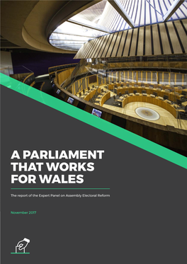 A Parliament That Works for Wales