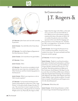 J.T. Rogers & John Guare