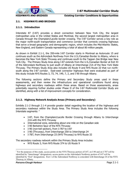 I-87 Multimodal Corridor Study