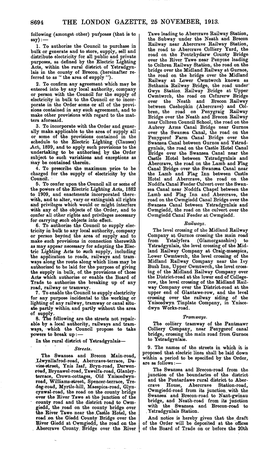 8694 the London Gazette, 25 November, 1913