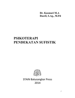 Psikoterapi Pendekatan Sufistik