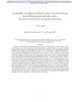 An Efficient Method to Detect Functional Groups In