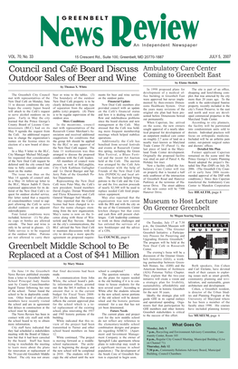 5 July 2007 Greenbelt News Review