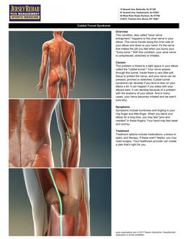 Ulnar Nerve Entrapment,