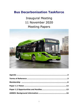 Bus Decarbonisation Taskforce