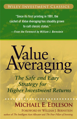 Value Averaging- the Safe and Easy Strategy for Higher Investment Returns