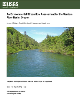An Environmental Streamflow Assessment for the Santiam River Basin, Oregon