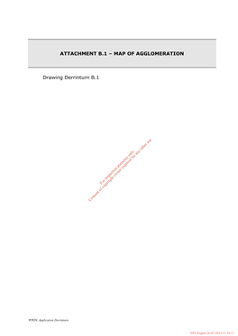 MAP of AGGLOMERATION Drawing Derrinturn