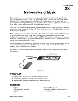 Mathematics of Music