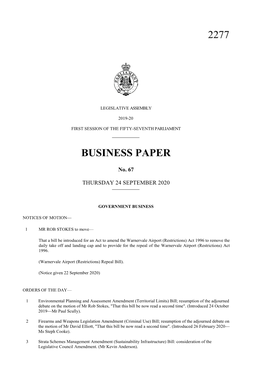 2277 Business Paper