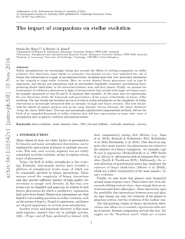 The Impact of Companions on Stellar Evolution