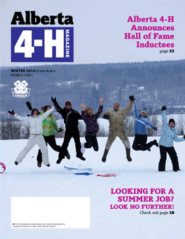 Alberta 4-H Magazine