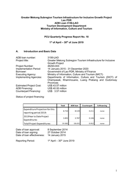 ADB – NTAL Mekong Tourism Development Project