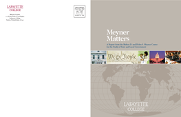 Meyner Matters