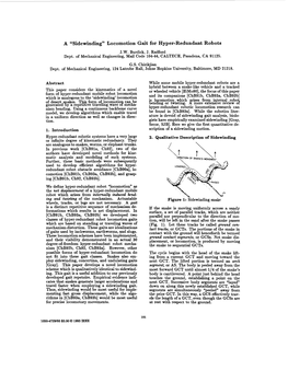 A 'Sidewinding' Locomotion Gait for Hyper-Redundant Robots