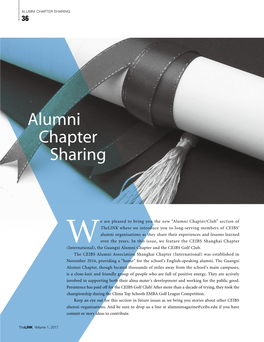 Alumni Chapter Sharing 36
