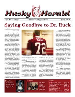 Saying Goodbye to Dr. Ruck