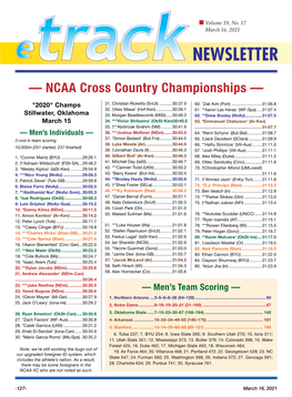 — NCAA Cross Country Championships —