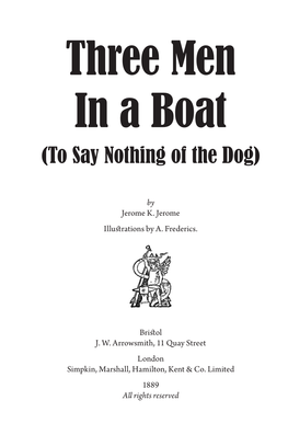 Three Men in a Boat (To Say Nothing of the Dog)