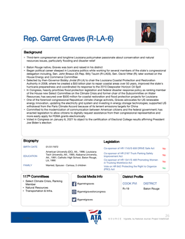 Rep. Garret Graves (R-LA-6) E