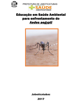 Educação Em Saúde Ambiental Para Enfrentamento Do Aedes Aegypti