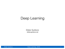 Deep Learning