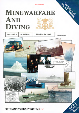 Mine Warfare and Diving