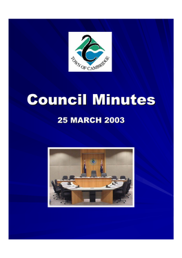 Council Minutesminutes