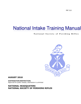 National Intake Training Manual
