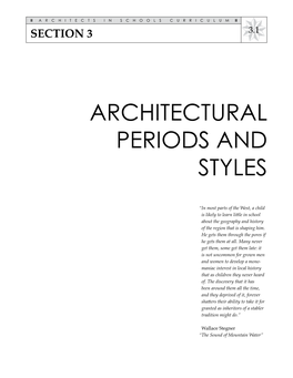 Architectural Periods and Styles