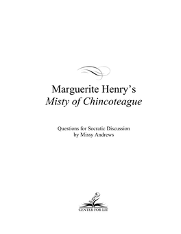 Marguerite Henry's Misty of Chincoteague