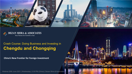 Chengdu and Chongqing