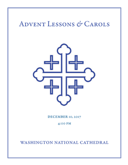 Advent Lessons & Carols