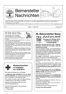 Mitteilungsblatt KW 37