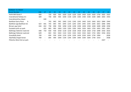 MONDAY to FRIDAY Route Number 23B 27 23 23 23 23 23 23 23