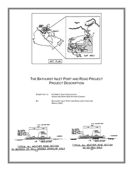 The Bathurst Inlet Port and Road Project Project Description
