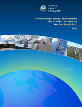 Environmental Impact Statement for Arecibor Observatory
