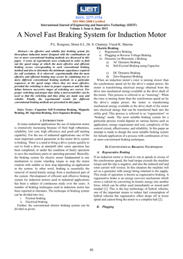 A Novel Fast Braking System for Induction Motor