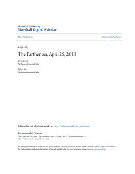 The Parthenon, April 25, 2013