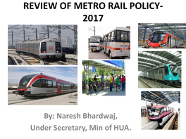 Metro Rail Policy- 2017