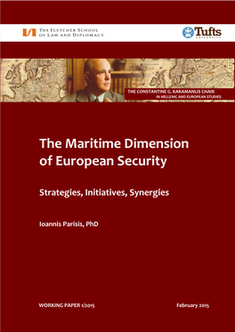 The Maritime Dimension of European Security, I