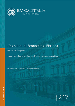 How the Labour Market Evaluates Italian Universities